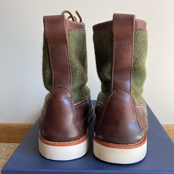 Oakstreet Bootmakers Wool Quarter Moccasin Boots MIUSA. Freshly Recrafted @ OSB - Picture 5 of 11